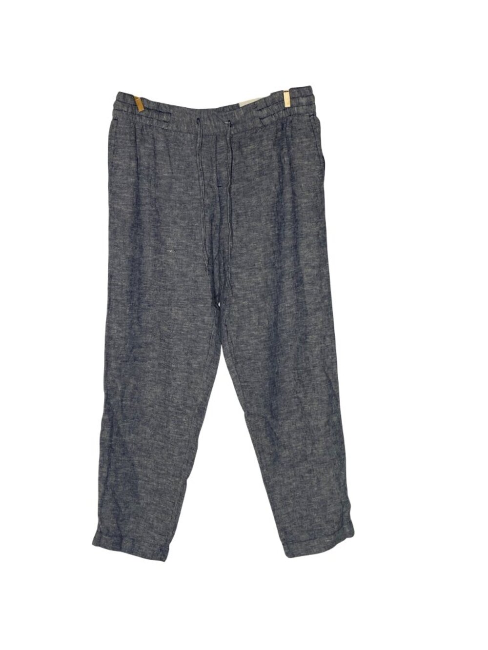 Old Navy Linen Blend Pull On Straight Leg Pants Sz XS Coastal Minimalist